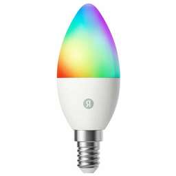 ЯНДЕКС Умная лампочка , Е14, RGB, 520 Лм, Matter over Wi-Fi YNDX-00557