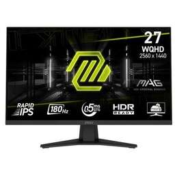 MSI 27" Монитор Mag MAG 274QF, 2560x1440, IPS, 180Гц, 2хHDMI, 1хDP, черный [9s6-3ce41h-027]