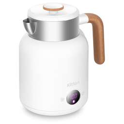 KITFORT Чайник электрический КТ-6724, 1.5л, нержавеющая сталь/пластик