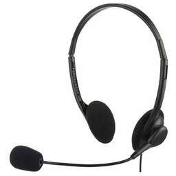 OKLICK Наушники с микрофоном Оклик HS-M143VB черный 1.8м накладные оголовье (614036)