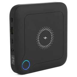 TOPON Мобильный аккумулятор TOP-T84 24000mAh 84W 4.5A 2xUSB-A/USB-C беспров.зар. черный (103000)