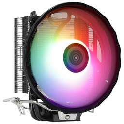 AEROCOOL Устройство охлаждения(кулер) Rave 3 ARGB Soc-AM5/AM4/1200/1700/1851 черный/белый 4-pin 18-27dB Al+Cu 125W 530gr Ret (RAVE 3 ARGB PWM 4P)