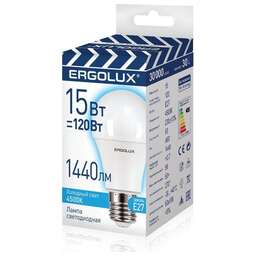 ERGOLUX (13638) LED-A60-15W-E27-4K