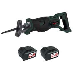 KLPRO Профессиональная пила сабельная бесщеточная KLTKT18B-50 (18В, Li-ion-2шт, 5.0Ач, полотно дерево/металл, З/У-4A, сумка)