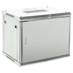 REXANT Шкаф коммутационный (04-0964-121) настенный 9U 450x600мм пер.дв.металл серый 230град. металл