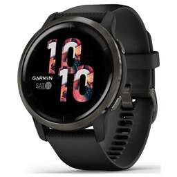 GARMIN Смарт-часы Venu 2 33мм 1.3" AMOLED черный р.бр.:135-200мм (010-02430-11)