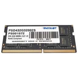 PATRIOT Модуль памяти SODIMM DDR4-3200 32GB PSD432G32002S