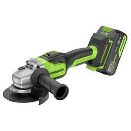 GREENWORKS Углошлифовальная машина GD24AG 10500об/мин рез.шпин.:M14 d=125мм (3200207CUG)