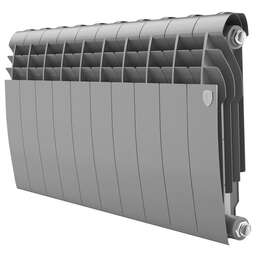 ROYAL THERMO Радиатор BiLiner 350 /Silver Satin - 10 секц