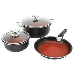 POMIDORO POMI D'ORO P640556 Comodo set Набор посуды для приготовления со съемной ручкой