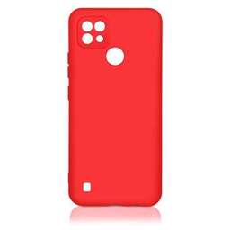 DF Чехол (клип-кейс) rmOriginal-11, для Realme C21, красный [ rmoriginal-11 (red)]