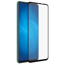 DF Защитное стекло для экрана hwColor-124 черный для Huawei P Smart 2021/Honor 10X Lite 1шт. ( HWCOLOR-124 (BLACK))