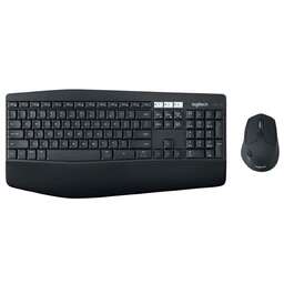 LOGITECH Комплект клавиатура и мышь MK850 Performance |920-008232| клавиатура черная, мультимедийная, |920-008232| 107 клавиш, мышь черная, оптическая, 8 кнопок, 2.4GHz, USB-ресивер (066939)