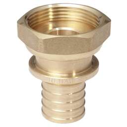 REHAU Переходник с накидной гайкой 20-1/2" RX+ , бронза