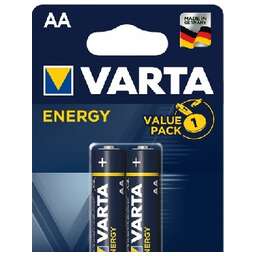 VARTA LR6 AA BL2 ENERGY ALKALINE 1.5V (4106) (4106213412)