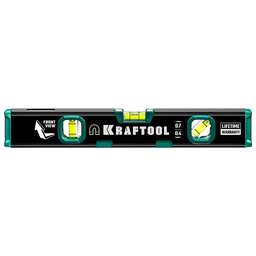 KRAFTOOL KOMPAKT-300, 300 мм, усиленный профиль, с зеркальным глазком, компактный магнитный уровень (34784)