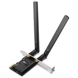 TP-LINK Сетевой адаптер Wi-Fi + Bluetooth Archer TX20E AX1800 PCI Express (ант.внеш.съем) 2ант