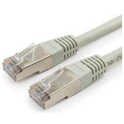 PREMIER Патч-корд PP6-15M 10000Гбит/с FTP 4 пары cat.6 CCA molded 15м серый RJ-45 (m)-RJ-45 (m)