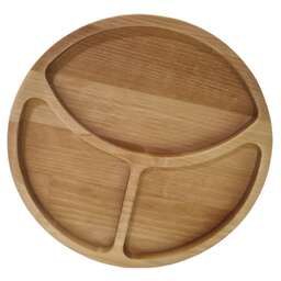 РОССИЯ 370714m Менажница "Руль" 21х21х1,8 см, массив берёзы, покрыта маслом