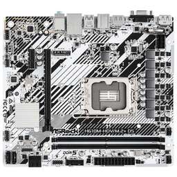 ASROCK Материнская плата H610M-HDV/M.2+ D5 (LGA1700/H610/2xDDR5/mATX/VGA, HDMI, DP) (H610M-HDV/M.2+ D5)