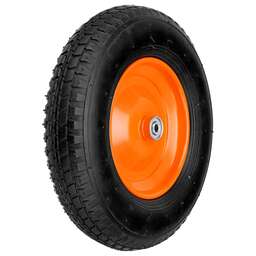 PALISAD Колесо пневматическое 4.80/4.00-8 D 380 мм, внутренний подшипник D 12 мм, длина оси 80 мм 68946