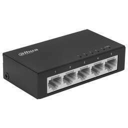 DAHUA Коммутатор 5-port 10/100M RJ45 Non-PoE Switch, Metal case