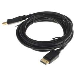 BURO Кабель аудио-видео BU-DP-v1.2-3m, DisplayPort (m) - DisplayPort (m), ver 1.2, омедненный, 3м, черный