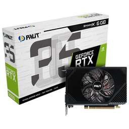 PALIT Видеокарта NVIDIA GeForce RTX 3050 RTX3050 KALMX 6ГБ KalmX, GDDR6, Ret [ne63050018je-1070h]