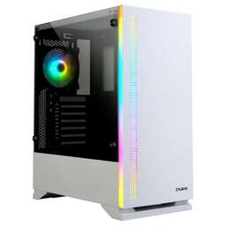 ZALMAN Корпус MIDITOWER ATX W/O PSU S5 WHITE