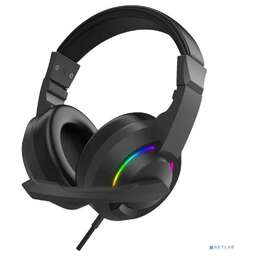 Oklick Наушники с микрофоном Оклик HS-L315G черный 1.8м накладные USB (2007552)