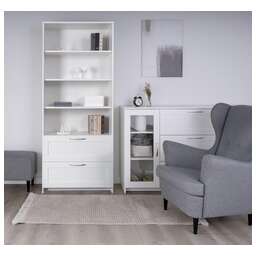 ГУД ЛАКК 2.02.07.110.1 СИРИУС стеллаж 2 ящика 78х190 белый RU (2 пак.)