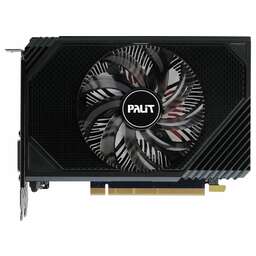PALIT Видеокарта PCI-E nVidia GeForce RTX 3050 STORMX 6GB V1 (96bit GDDR6 1042/14000, DVI/HDMI/DP,Ret) (NE63050018JE-1072F)