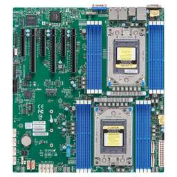 SUPERMICRO Материнская плата MBD-H12DSI-N6-B Dual AMD EPYC™ 7003/7002 Series Processors, 4TB Registered ECC DDR4 3200MHz SDRAM in 16 DIMMs, 10 SATA3, 2 SATADOM, 4 NVMe {10} (incl. 1x I/O Shield MCP-260-00042-0N, 2x CBL-0044L)