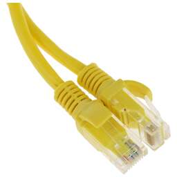 PREMIER Патч-корд PP12-1M/Y 1000Гбит/с UTP 4 пары cat.5E CCA molded 1м желтый RJ-45 (m)-RJ-45 (m)