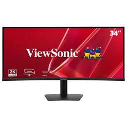VIEWSONIC 34" Монитор VA3420C-2, 3440x1440, VA, 120Гц, 1хHDMI, 1хDP, изогнутый, черный