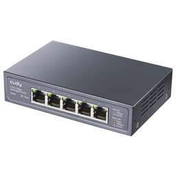 CUDY Коммутатор 5-Port 2 5G Metal Switch 5-Port 2.5G Metal Switch, 5 10/100/1000M/2.5G RJ45 Ports, 802.3x flow control, 802.1p/DSCP QoS, IGMP Snooping, Loop Detection/Prevention, Ultra compact size, Metal Case, Power Saving, Plug & Play