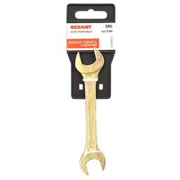 REXANT (12-5825-2) Ключ рожковый 14х15мм, желтый цинк