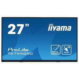 IIYAMA 27" Монитор ProLite T2755QSC-B1, 2560x1440, IPS, 75Гц, 1хHDMI, 1хDP, черный