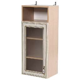 БИТЕЛ АНЖЕЛИКА ШКН 400ПВ (высота 920) фасад ясень/патина, каркас дуб молочный