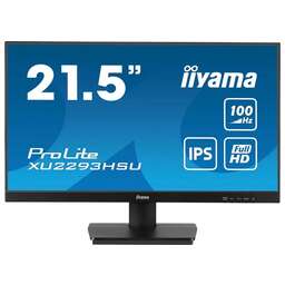 IIYAMA Монитор 21.5" ProLite XU2293HSU-B7 черный IPS LED 16:9 HDMI M/M матовая 300cd 178гр/178гр 1920x1080 100Hz DP FHD USB 2.6кг
