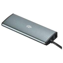 DIGMA Разветвитель USB-C HUB-4U3.0-UC-G 4порт. серый