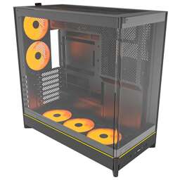 MONTECH Корпус HS02 Pro черный без БП ATX 8x120mm 2xUSB3.0 audio bott PSU