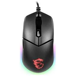 MSI Мышь проводная Clutch GM11, игровая, оптическая, USB, 5000dpi, черный [s12-0402030-cla]