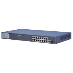 HIKVISION Коммутатор DS-3E0518P-E 17x1Гбит/с 1SFP 16PoE+ 230W неуправляемый