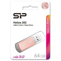 SILICON POWER Флеш Диск 64GB Helios SP064GBUF3202V1P USB3.2 розовый