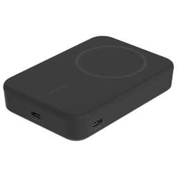 BELKIN Внешний аккумулятор BoostСharge Pro Magnetic Power Bank 10000mAh USB-C Qi2 15W с подставкой. Цвет: черный