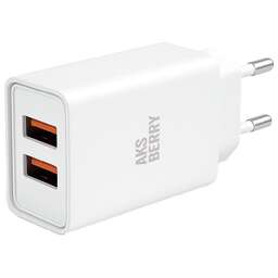 AKSBERRY (6900209800019) T38 2 USB 2.4A, белый