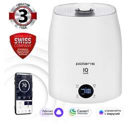 POLARIS Увлажнитель воздуха ультразвуковой PUH 4040 WIFI IQ Home, 5л, белый
