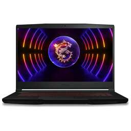 MSI Ноутбук Thin 15 B12UC-1433XRU Core i5 12450H 8Gb SSD512Gb NVIDIA GeForce RTX 3050 4Gb 15.6" IPS FHD (1920x1080) Free DOS grey WiFi BT Cam (9S7-16R831-1433)