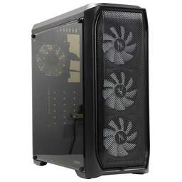 ZALMAN Корпус MidiTower N5 MF black (ATX, без БП, FRGB, 2xUSB2.0 Type-A + USB3.2 Type-A) ( N5 MF)
